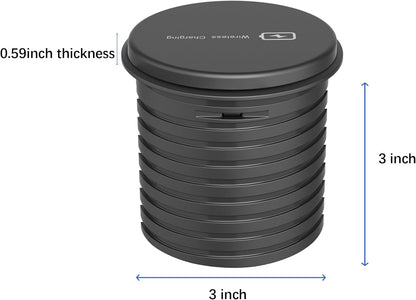 🔌 Desk Power Grommet with Wireless Charger 🔌