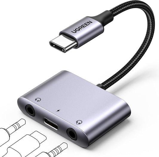 UGREEN USB C to 3.5mm Audio Splitter