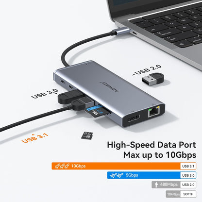 📦🖥️ USB-C Docking Station 14-in-1 🖥️📦