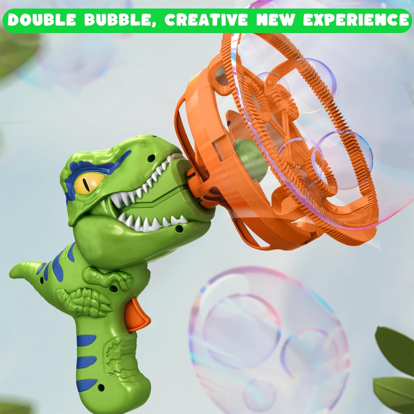 🦖 Hodlvant Automatic Bubble Gun for Kids