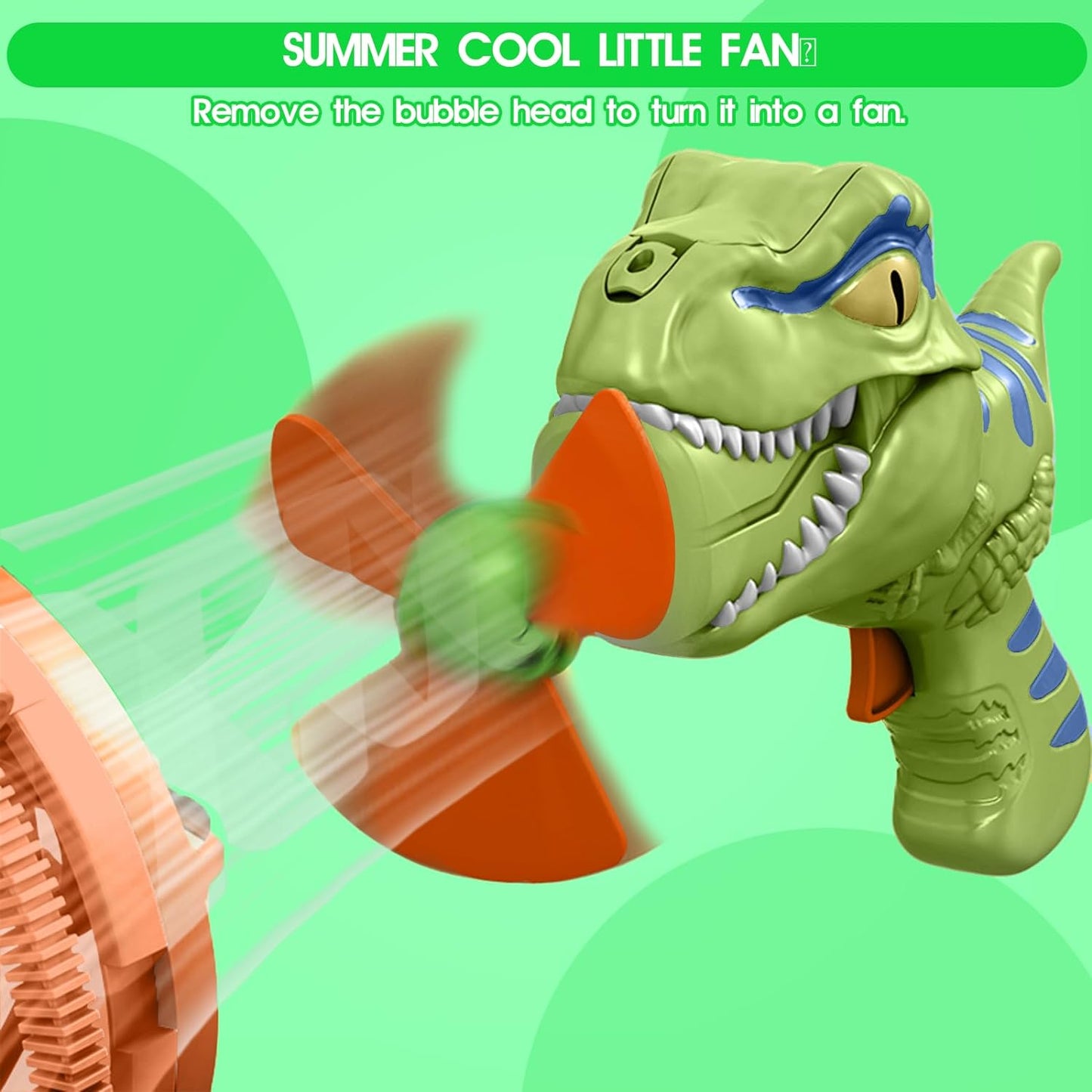 🦖 Hodlvant Automatic Bubble Gun for Kids