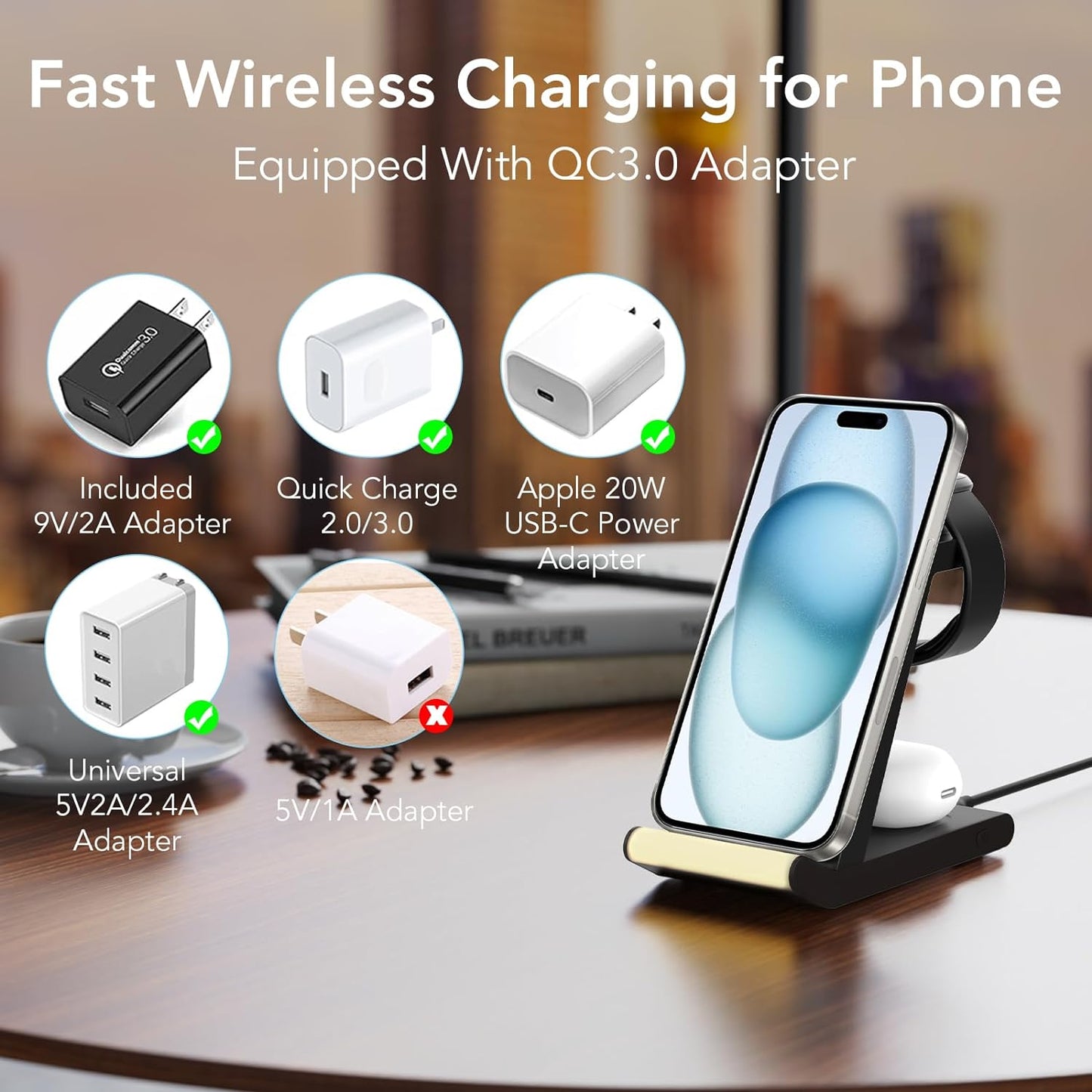 3-in-1 Wireless Charging Stand