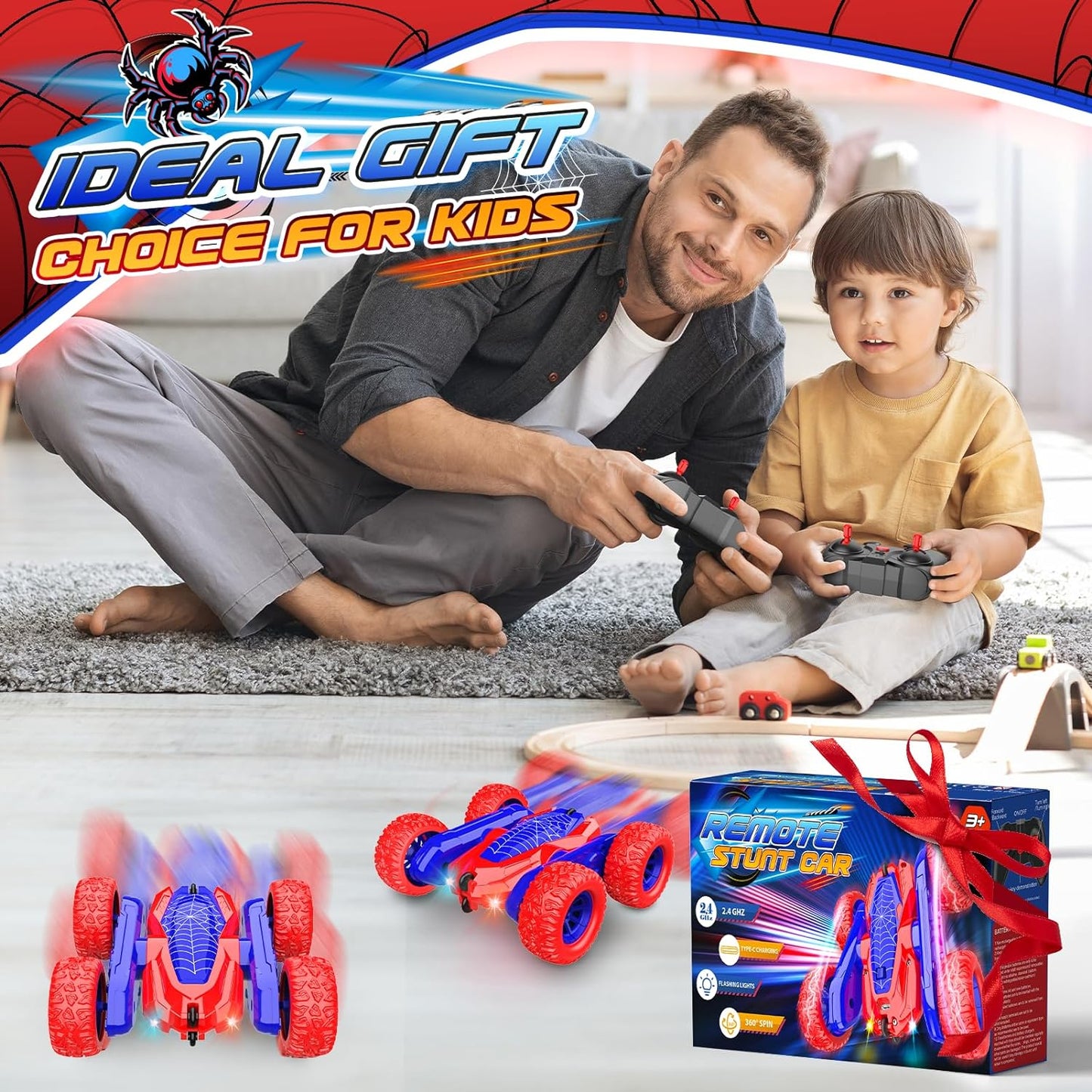 🕷️ Spider RC Car for Kids 🕷️