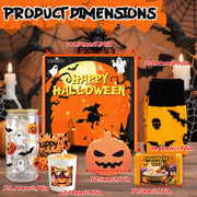 Halloween Boo gift set product dimensions and measurements