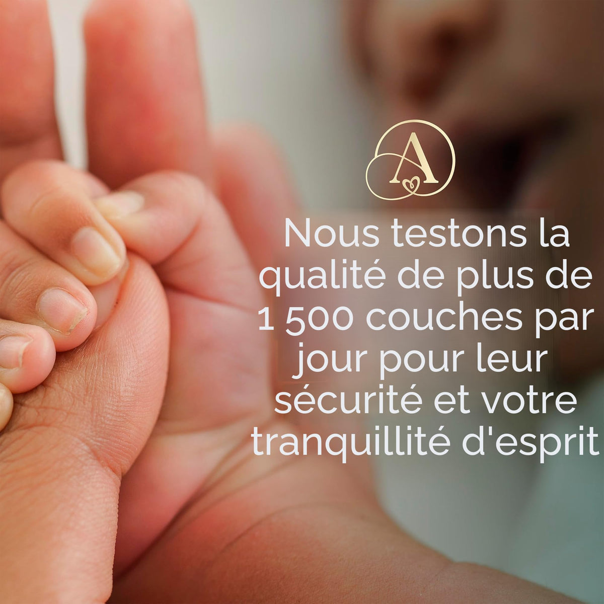 Pampers Amore quality testing image