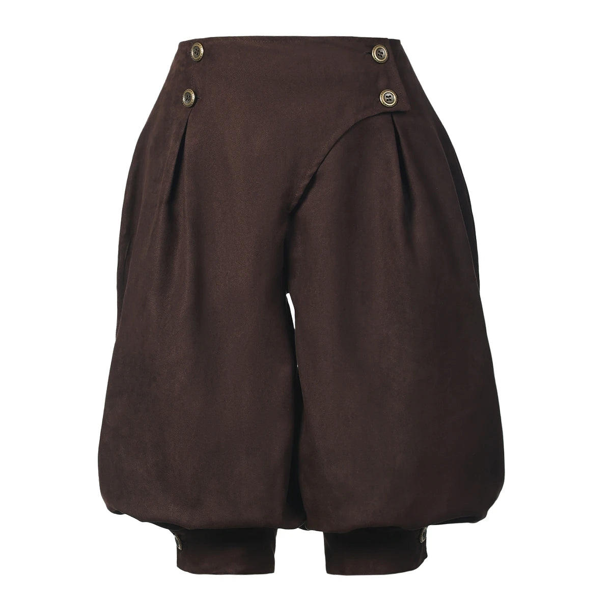 Dark Brown button-detail Renaissance pirate breeches