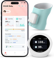 WUUK Baby smart sock monitor with display base station and mobile app
