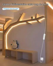 ALITOVE LED strip with extended 1.5 metre USB power cable