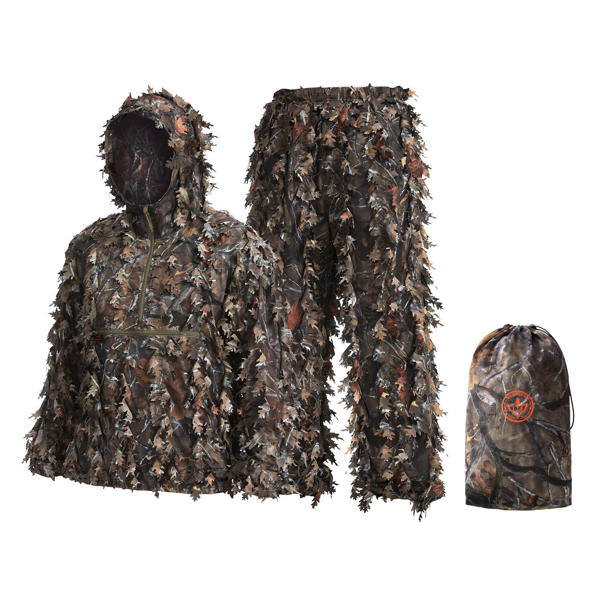 BASSDASH 3D leafy hunting camouflage suit XL - view 1