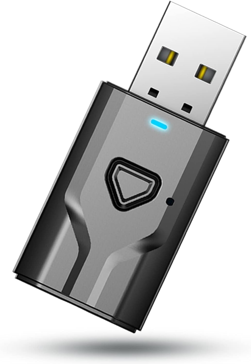 Closeup of Bluetooth 5.0 USB Audio Transmitter Adapter