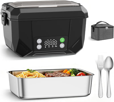 Cordless Heated Lunch Box 1.3L, 24000mAh Battery, 100W