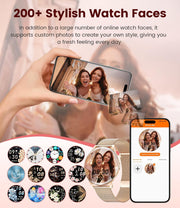 Personalized watch faces for smartwatch with custom photo dial options