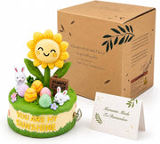 You Are My Sunshine Easter music box with gift packaging and greeting card