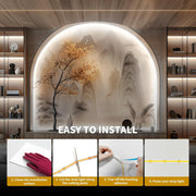 Step by step installation guide for LED strip light setup