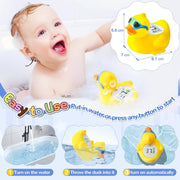 Instructions for using baby bath thermometer duck in water