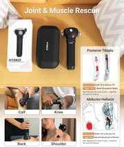 HYAKO Pro Max used on calves, knees, back, and shoulders