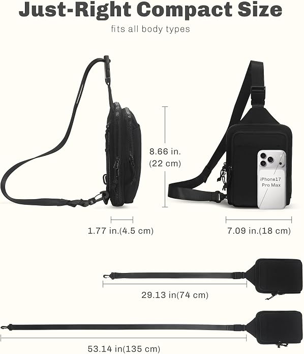 Dimensions of Hynes Eagle crossbody bag