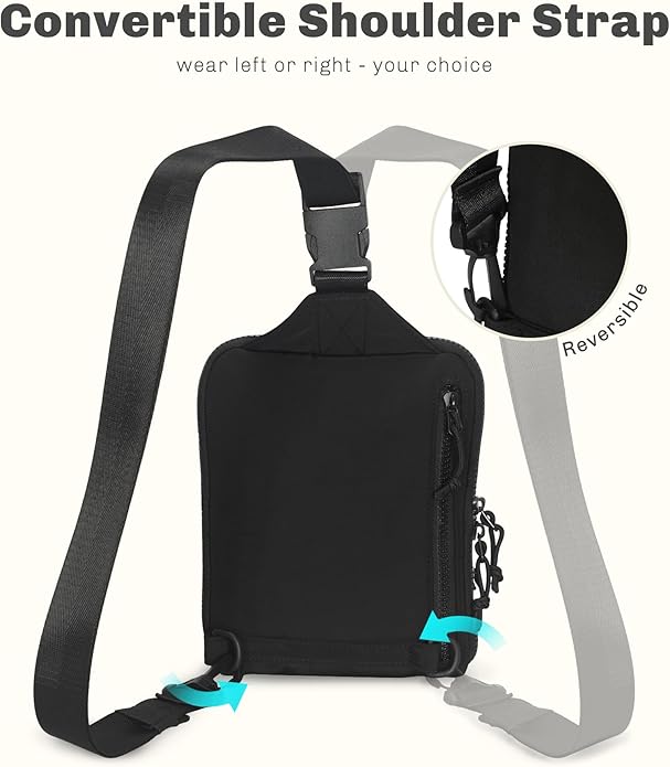 Reversible shoulder strap on Hynes Eagle bag
