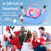 Portable karaoke machine gift idea for birthdays holidays and family celebrations