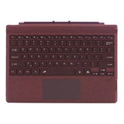 Mobee burgundy Bluetooth keyboard cover for Surface Pro with integrated touchpad