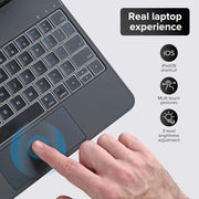 Mobee iPad keyboard case precision multi-touch trackpad with supported iPadOS gestures