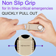 Close-up showing non-slip grip design for fast emergency pin removal