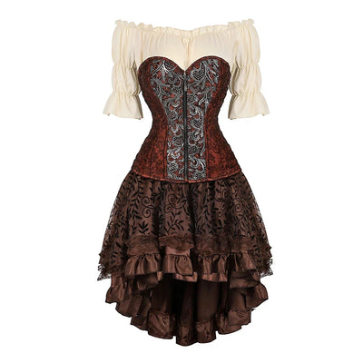Paisley Corset Outfit Set