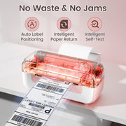 Transparent view of Phomemo printer with anti-jam technology