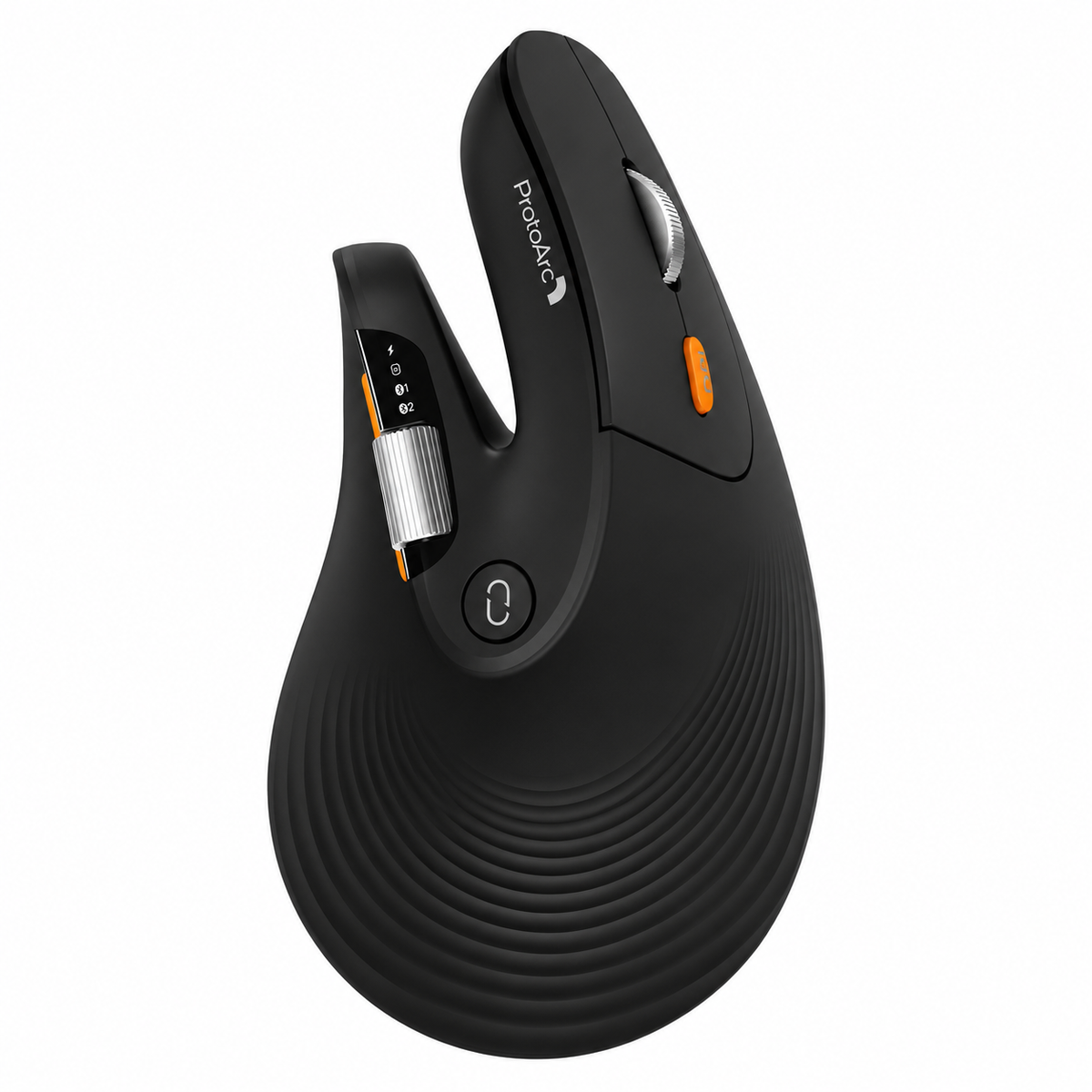 ProtoArc EM11 Pro matte black vertical ergonomic mouse