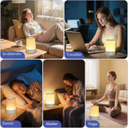 Sunrise alarm clock for sleep reading nursing and yoga