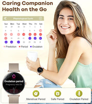 Smartwatch with menstrual cycle tracking feature