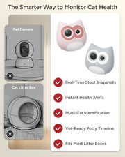 Features of AI cat health monitoring camera with real-time alerts