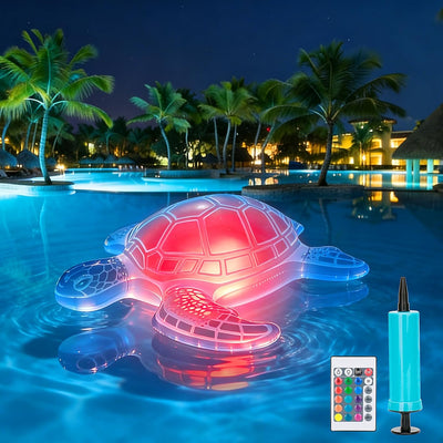 Solar Floating Turtle Pool Light 26.5