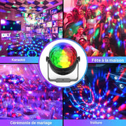 Sound activated RGB LED party light used in karaoke party wedding and car lighting